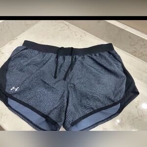 Under Armour Black and Gray Athletic Shorts